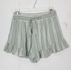 Salty lemon stripped boho pullover flowy shorts